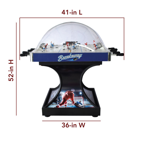 Hathaway Games Breakaway 41" Dome Hockey Table with LED Scoring